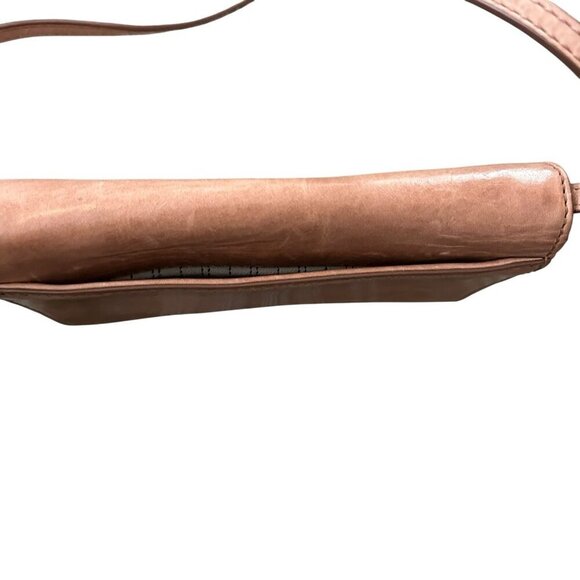 Frye Melissa Natural Brown Clutch Crossbody Versatile Leather Bag Western - Picture 4 of 8